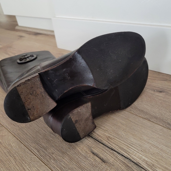 Tory Burch Keaton Riding Boot Chocolte Brw Size 9.5 - Picture 6 of 10